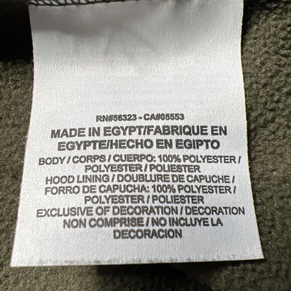 Nike Therma Fit Pullover Hoodie Mens Large Army Green Sweatshirt Fleece Sports - Picture 6 of 9